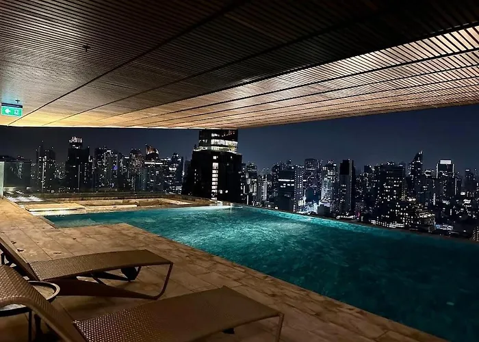 Thonglor Ekkamai 10 Mins Sky Pool 1br Apartamento Bangkok
